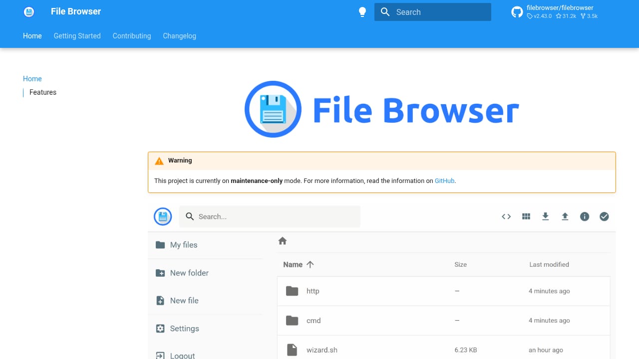File Browser screenshot