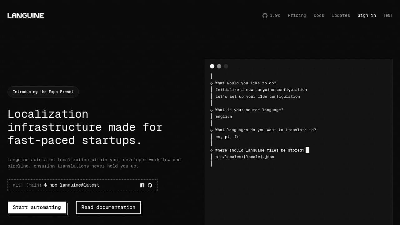 Languine screenshot