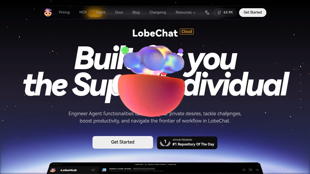 LobeChat screenshot
