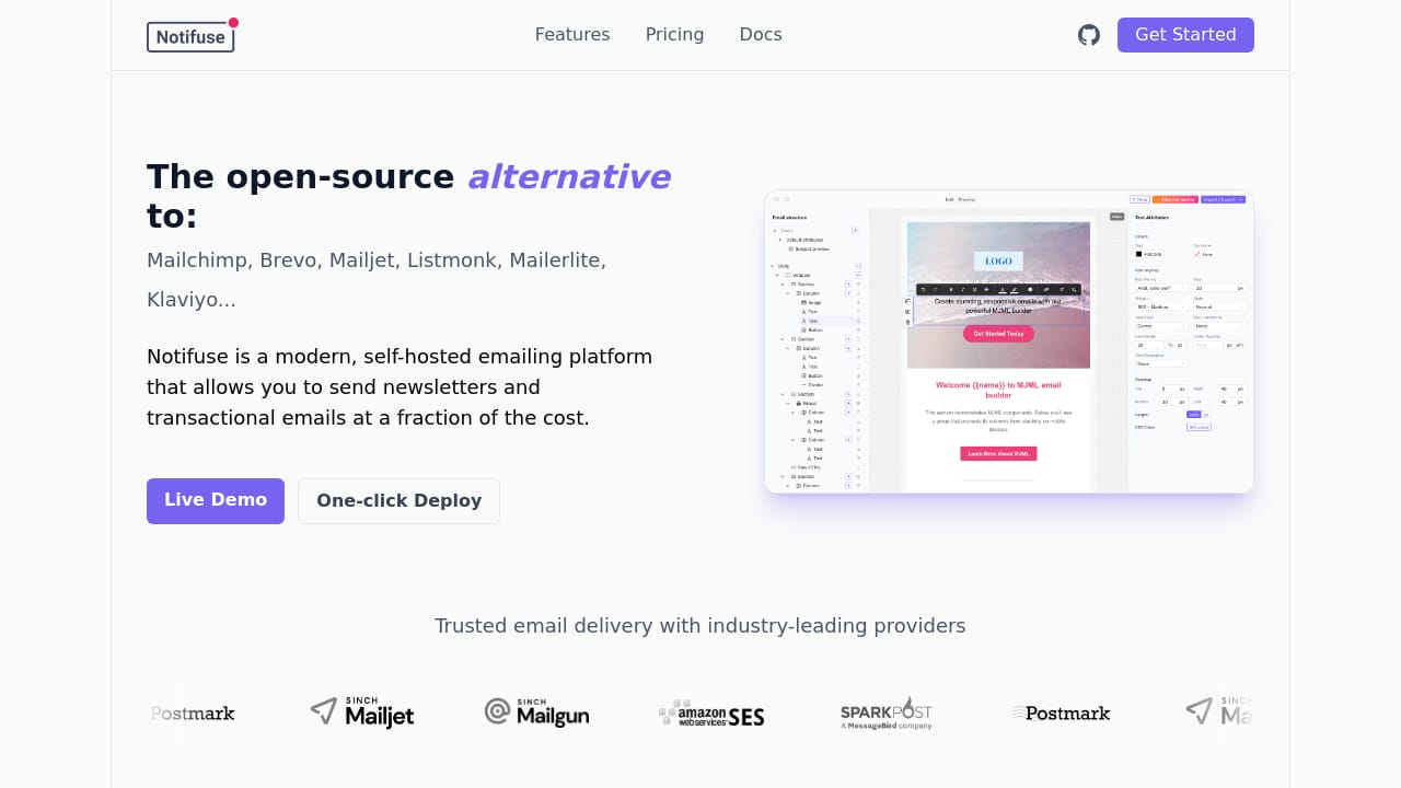 Notifuse screenshot