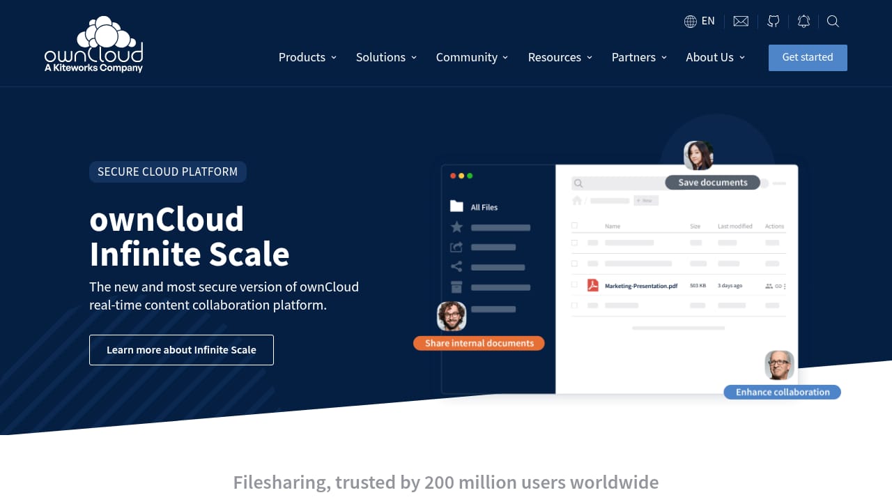 ownCloud screenshot