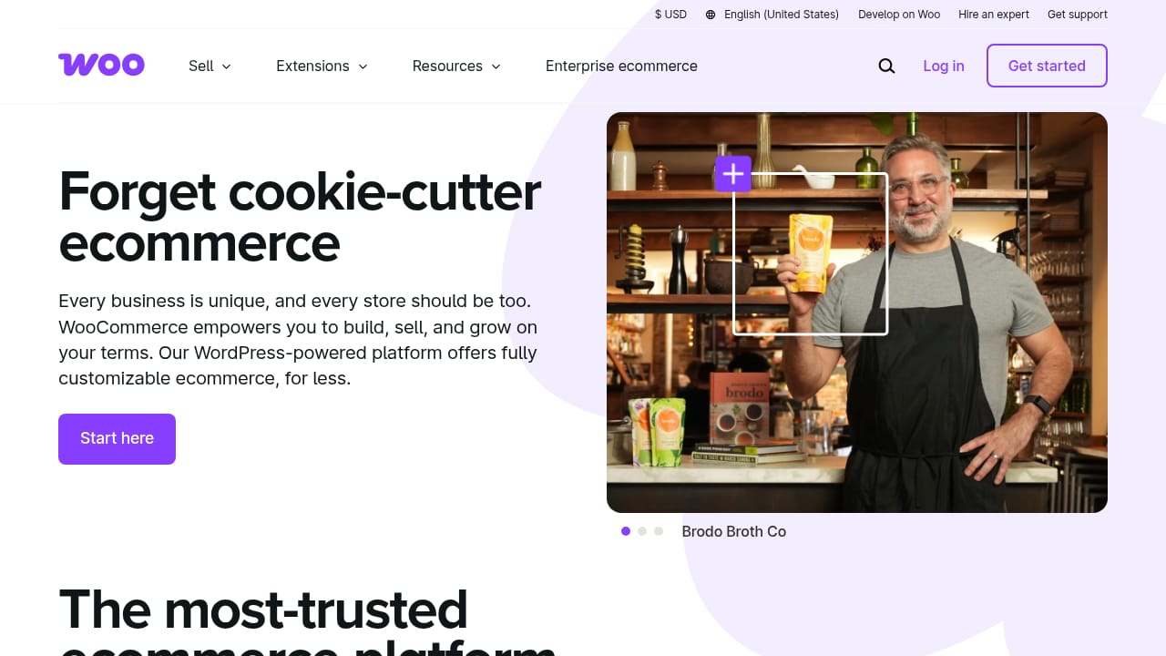 WooCommerce demo screenshot