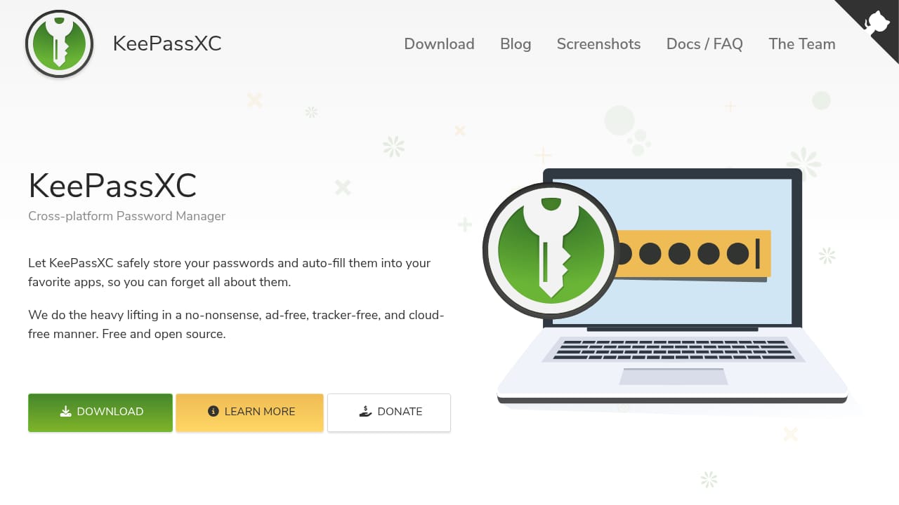 KeePassXC demo screenshot